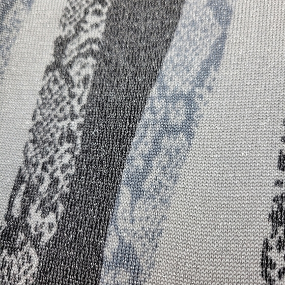 Berek 2 Womens Sweater Size XL Jewel Embellished Snake Print - Picture 13 of 15